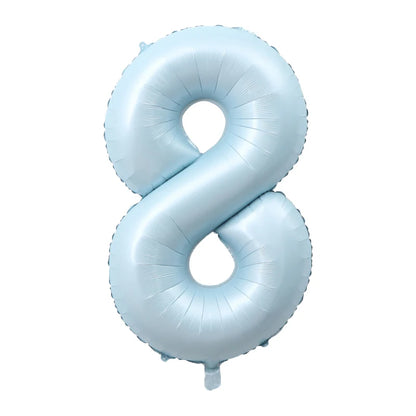 1m Folien Zahlen Blau