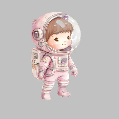 Rosa Astronaut Aufsteller