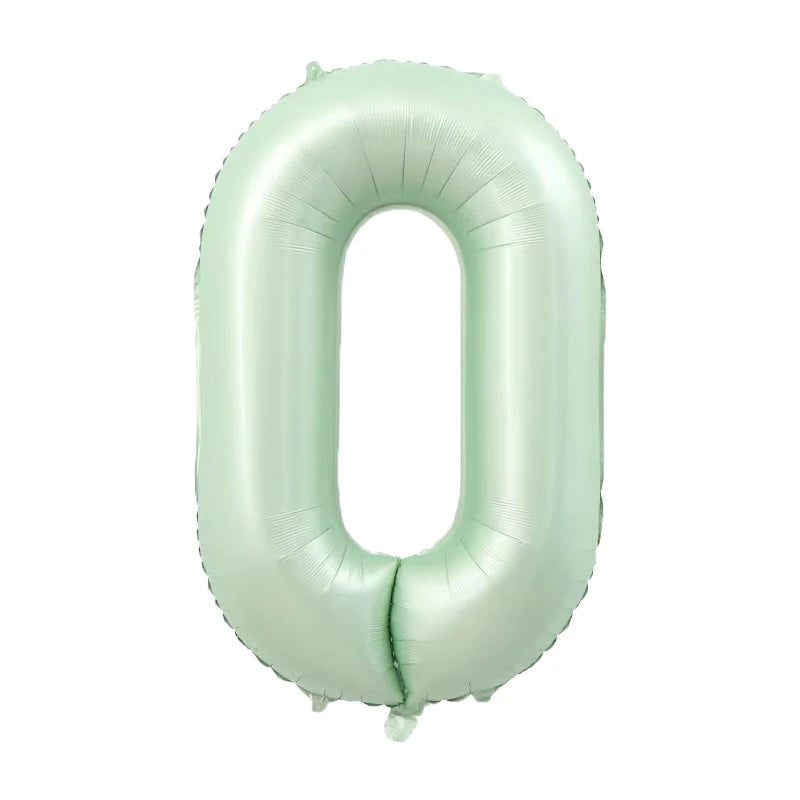 1m Folien  Zahlen Sage Grün