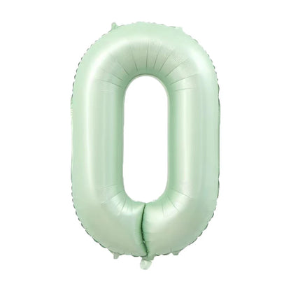 1m Folien  Zahlen Sage Grün