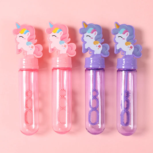 10x Lila Einhorn Seifenblasen