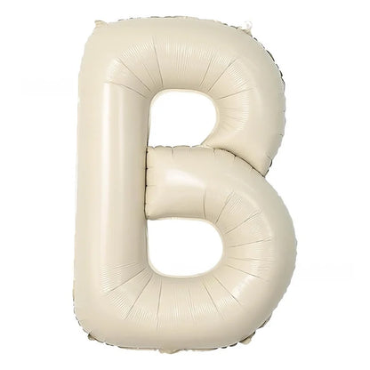 1m Folien Buchstaben / Zahlen Cream