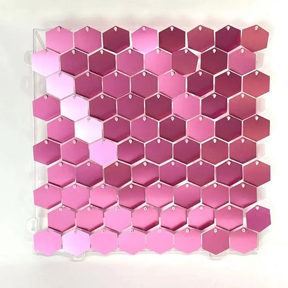 Schimmernde Pailletten-Wandpaneele 30 × 30 cm 12/16/18 Stück