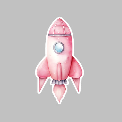 Rosa Astronaut Aufsteller