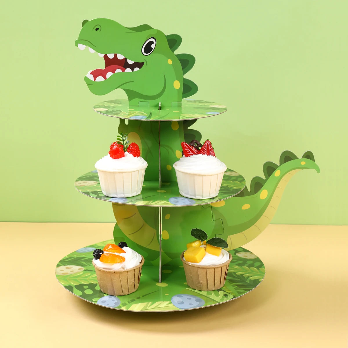 Dinosaurier Cupcake Ständer Geburtstag