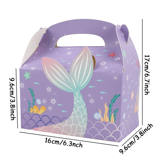 3/6 Meerjungfrau Süßigkeiten Box