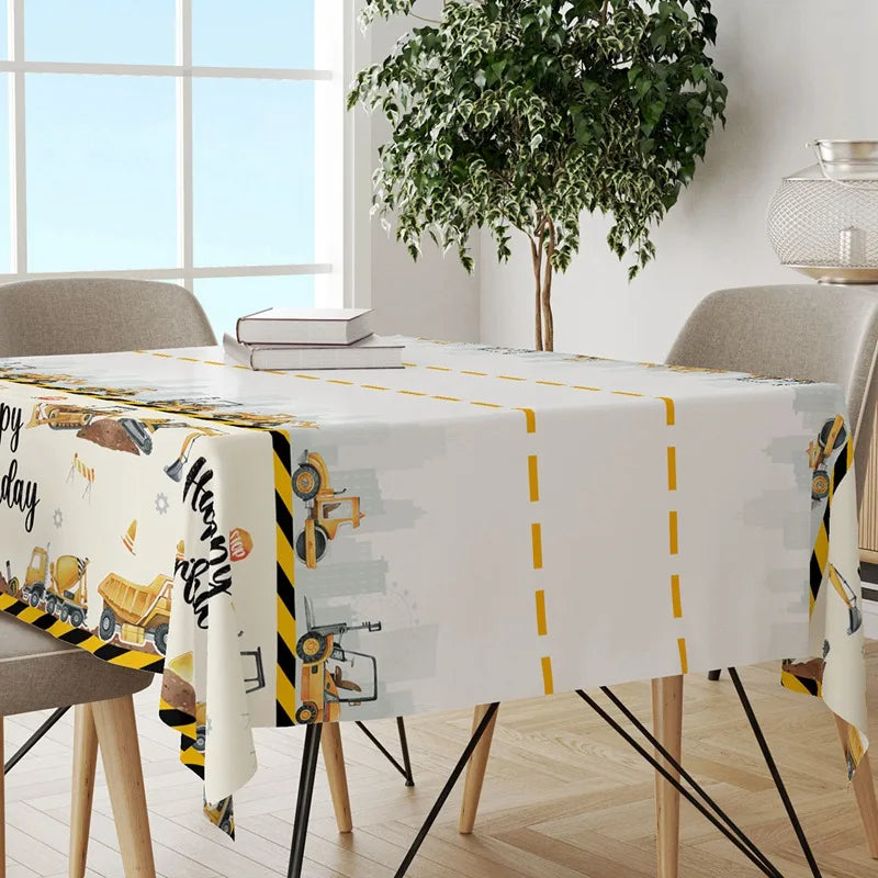 Baustellen Bagger Pappgeschirr