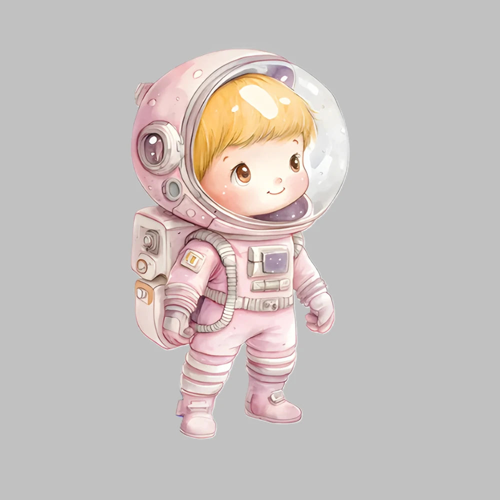 Rosa Astronaut Aufsteller