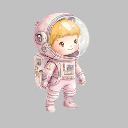 Rosa Astronaut Aufsteller