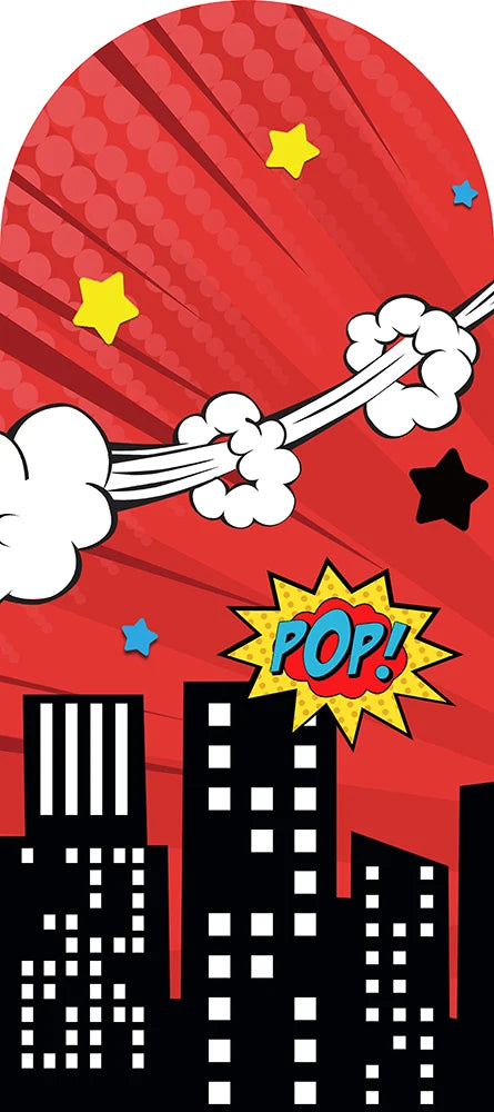 Superhero Comic Hintergrund Bezug