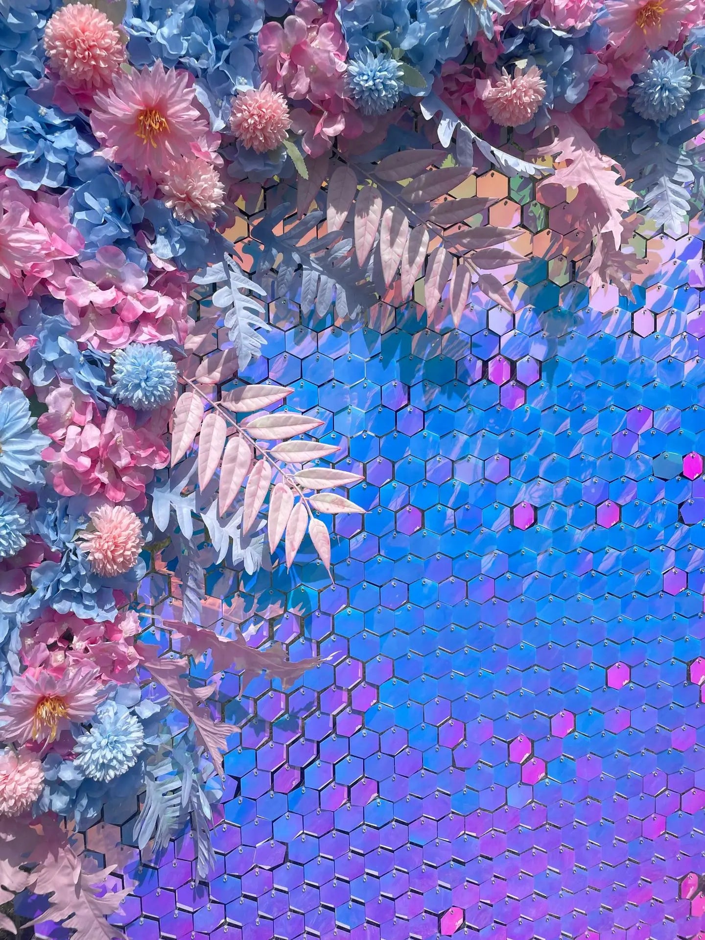 Schimmernde Pailletten-Wandpaneele 30 × 30 cm 12/16/18 Stück