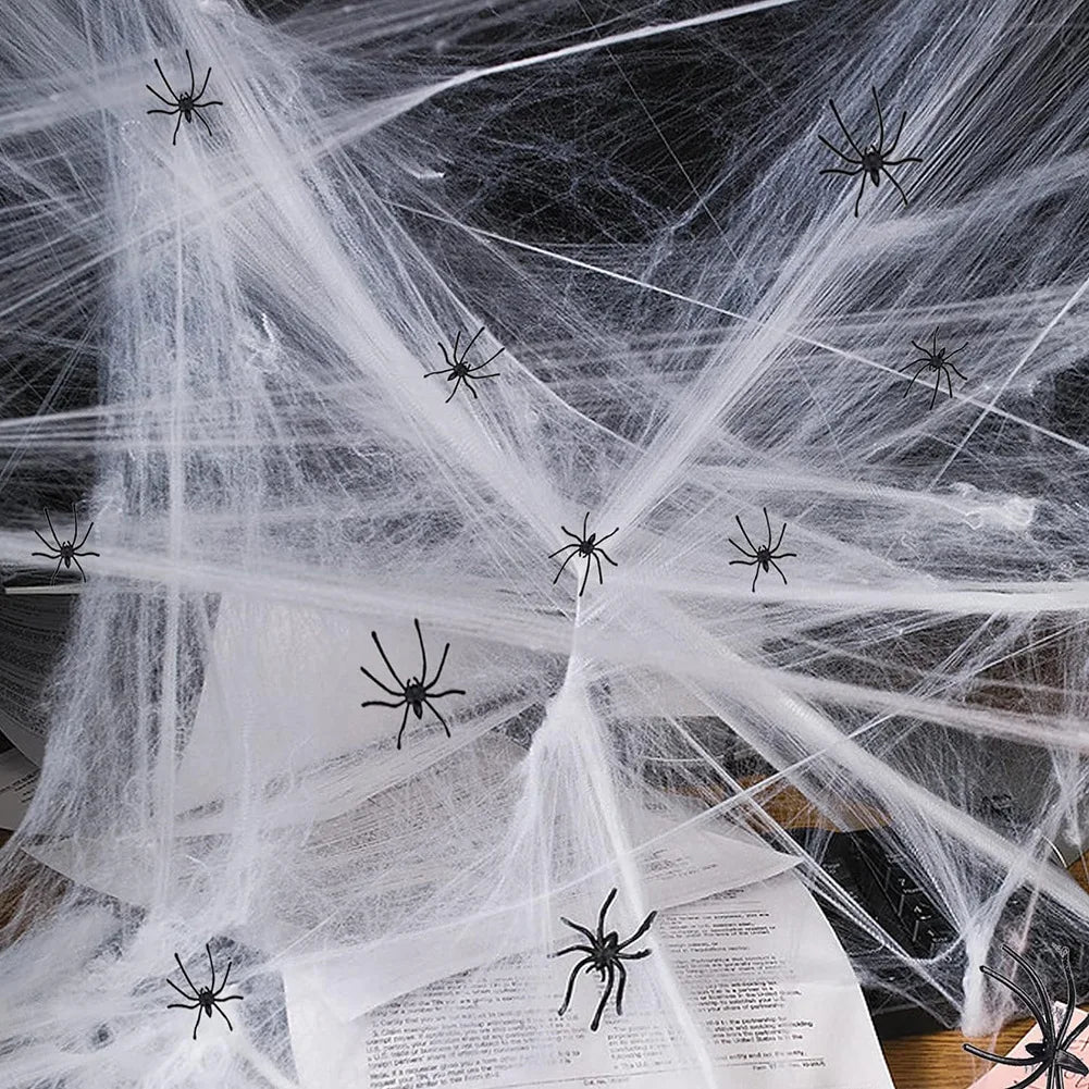 Halloween Spinnennetze Dekorationen
