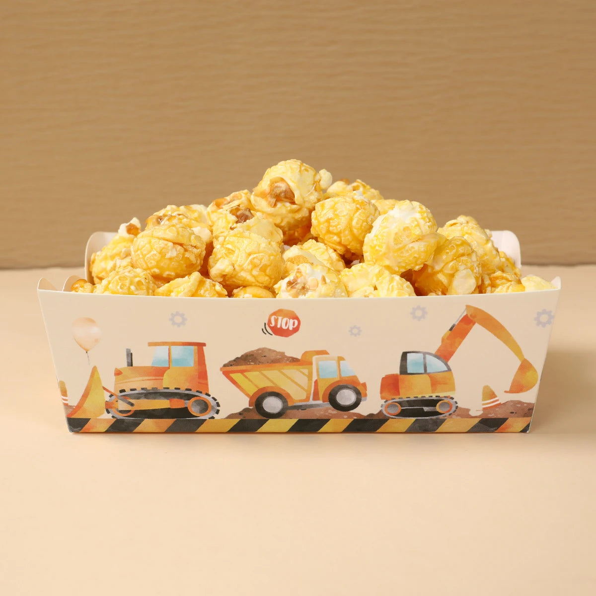 Baustellen Bagger Pappgeschirr