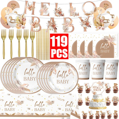 Komplettes Party-Kit Baby Shower