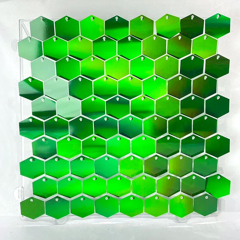 Schimmernde Pailletten-Wandpaneele 30 × 30 cm 12/16/18 Stück