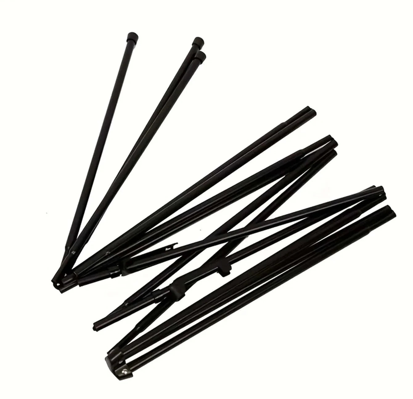 Staffelei aus Metall – klappbar, höhenverstellbar Schwarz / Weiß  / Silber