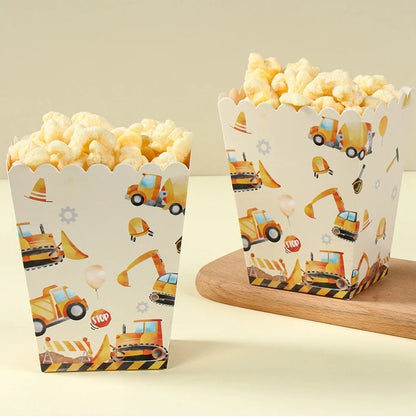 Baustellen Bagger Pappgeschirr