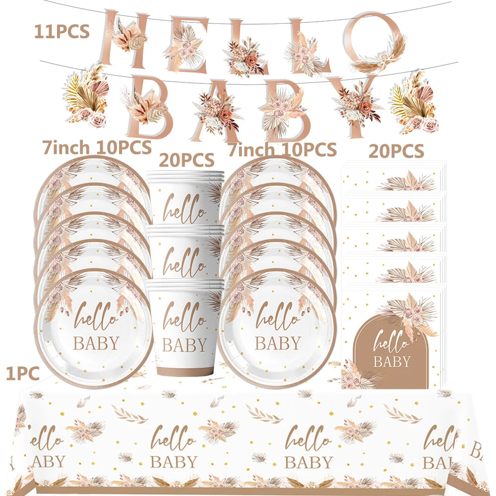 Komplettes Party-Kit Baby Shower