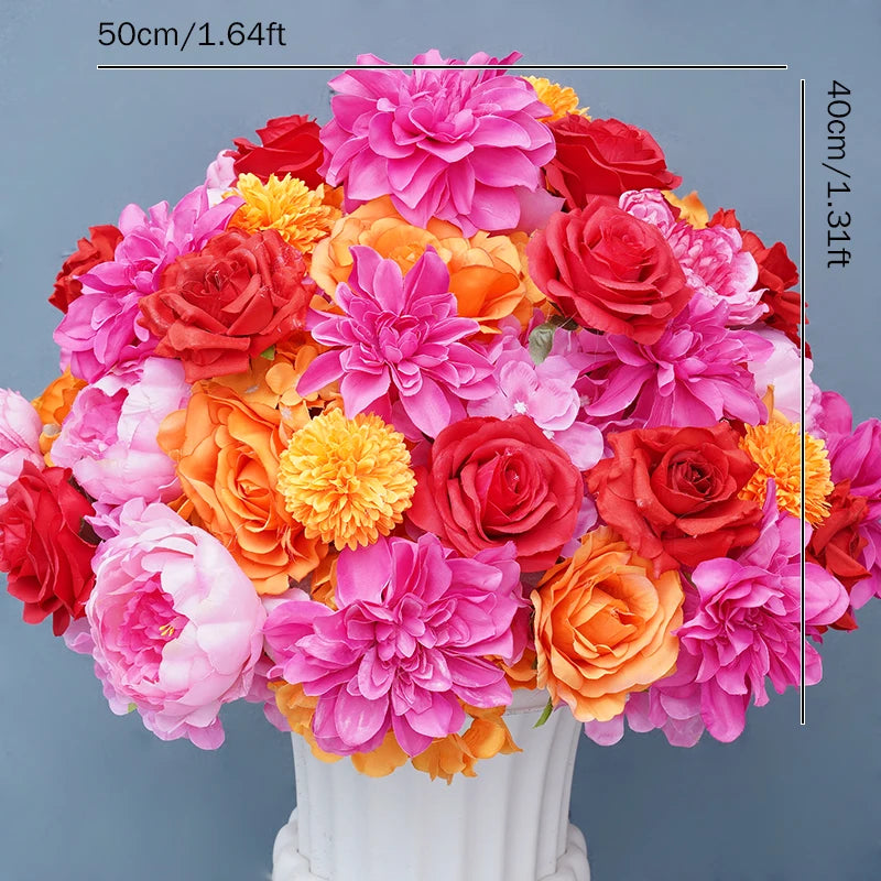 Seidenblumen-Arrangement – vielseitig einsetzbar