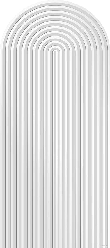 Geriffelte 3D Optik Hintergrund Bezug