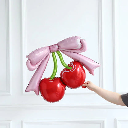 3/2/1 Stück Kirsche Folienballons