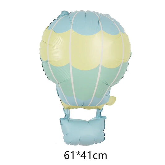Heißluftballon blau
