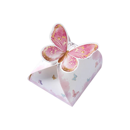 Rosa Schmetterling-Geschenktüten