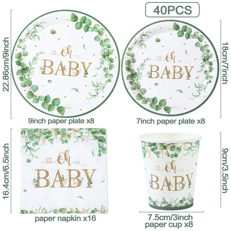 „Oh Baby“  Pappgechirr