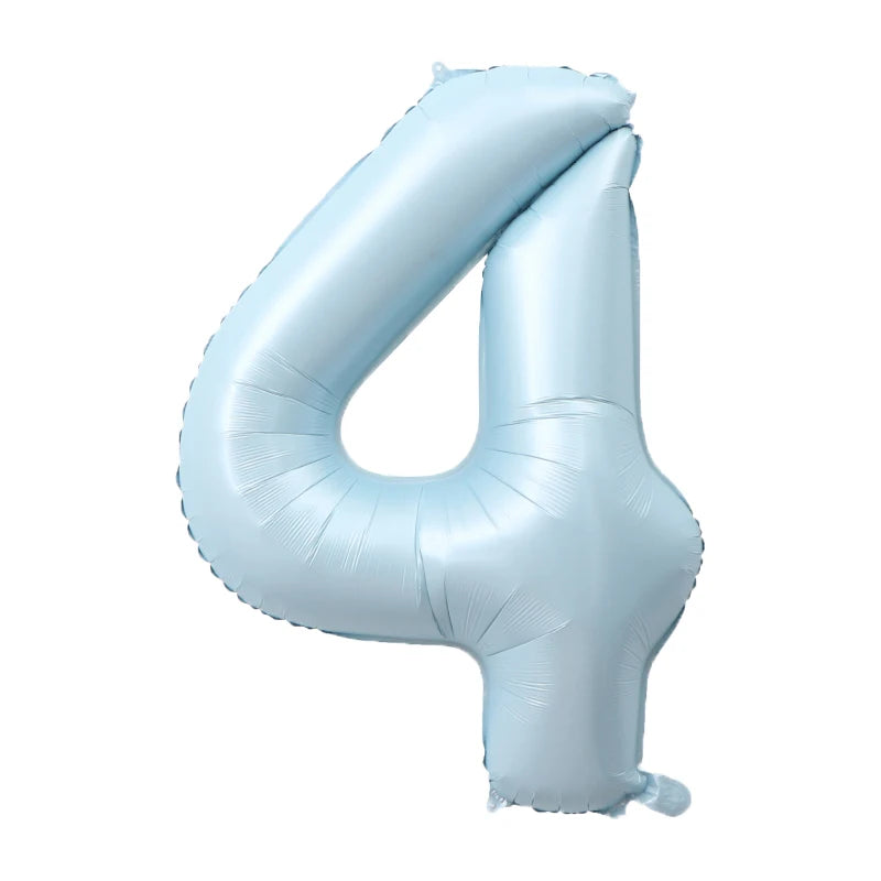 1m Folien Zahlen Blau