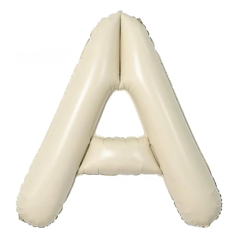 1m Folien Buchstaben / Zahlen Cream