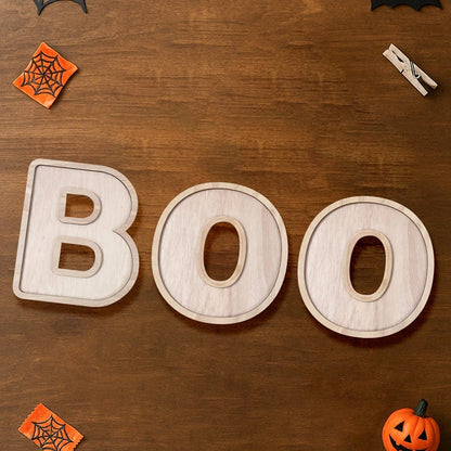 Halloween-Holztablett, Partyteller, Fledermausförmige Palette für Halloween-Dekoration