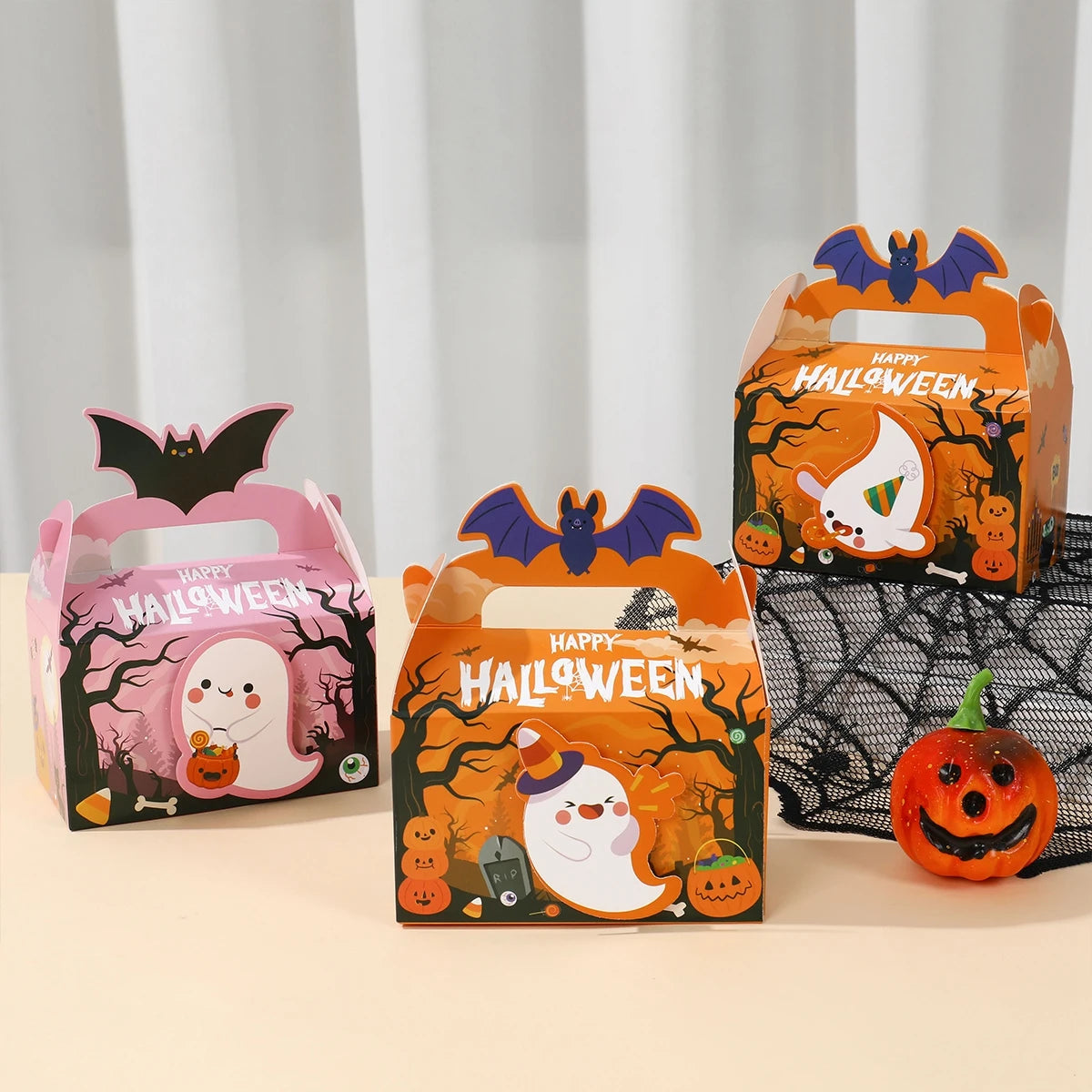 Halloween DIY Geschenk Boxen