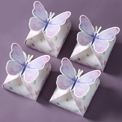Rosa Schmetterling-Geschenktüten