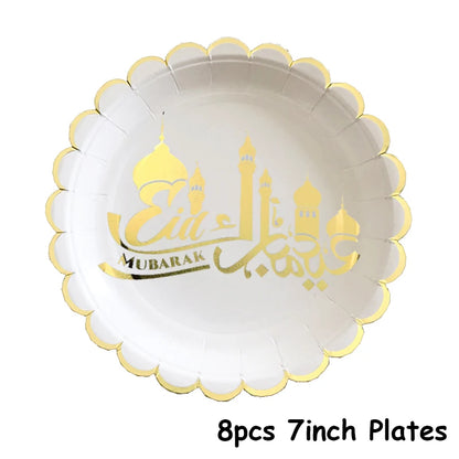 Eid mubarak Pappgeschirr