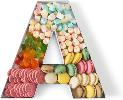 Buchstaben Schablone für Snacks
