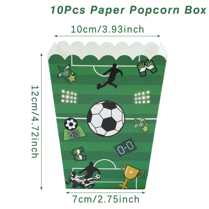 Fußball-Kuchen- & Cupcake-Topper Pappgeschirr