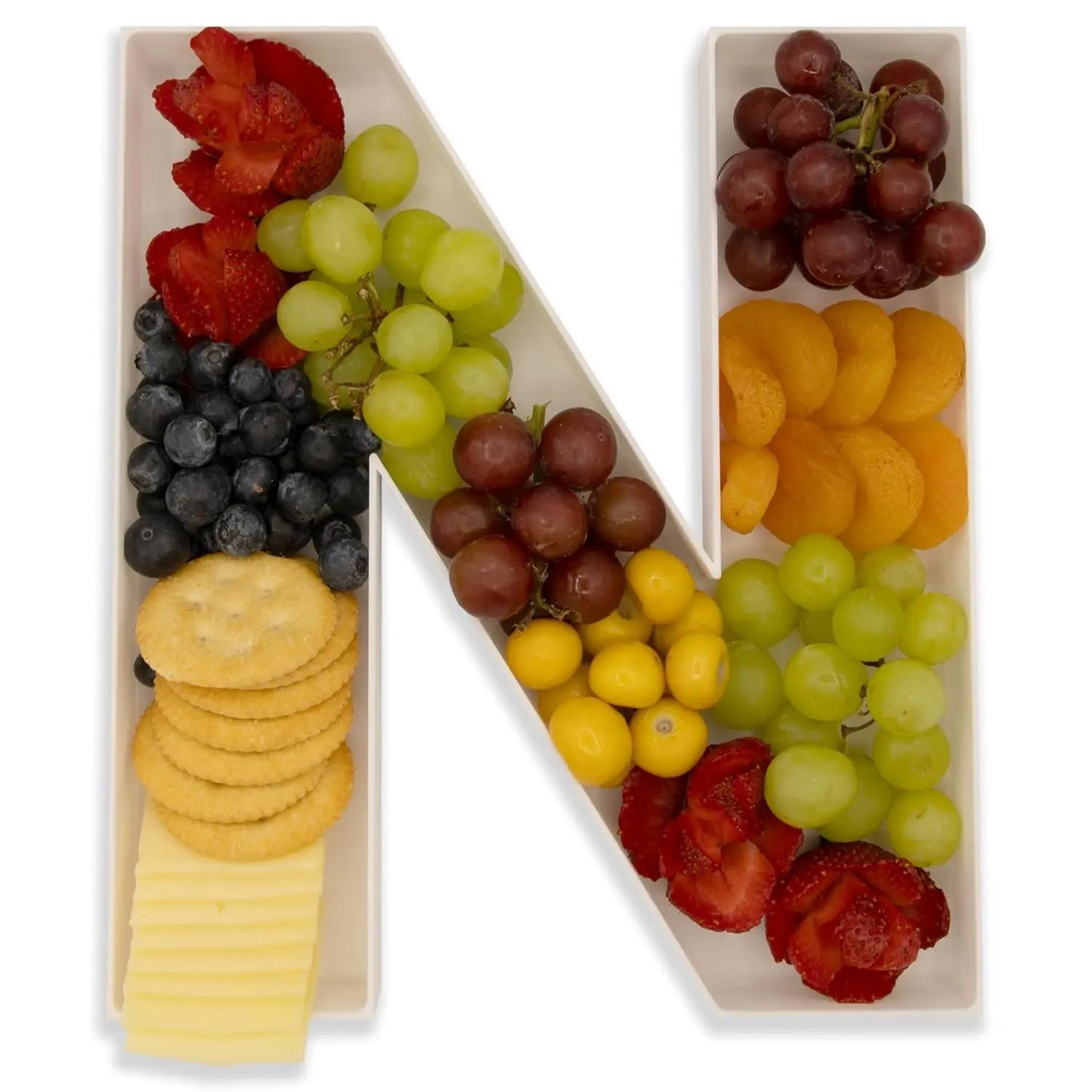 Buchstaben Schablone für Snacks