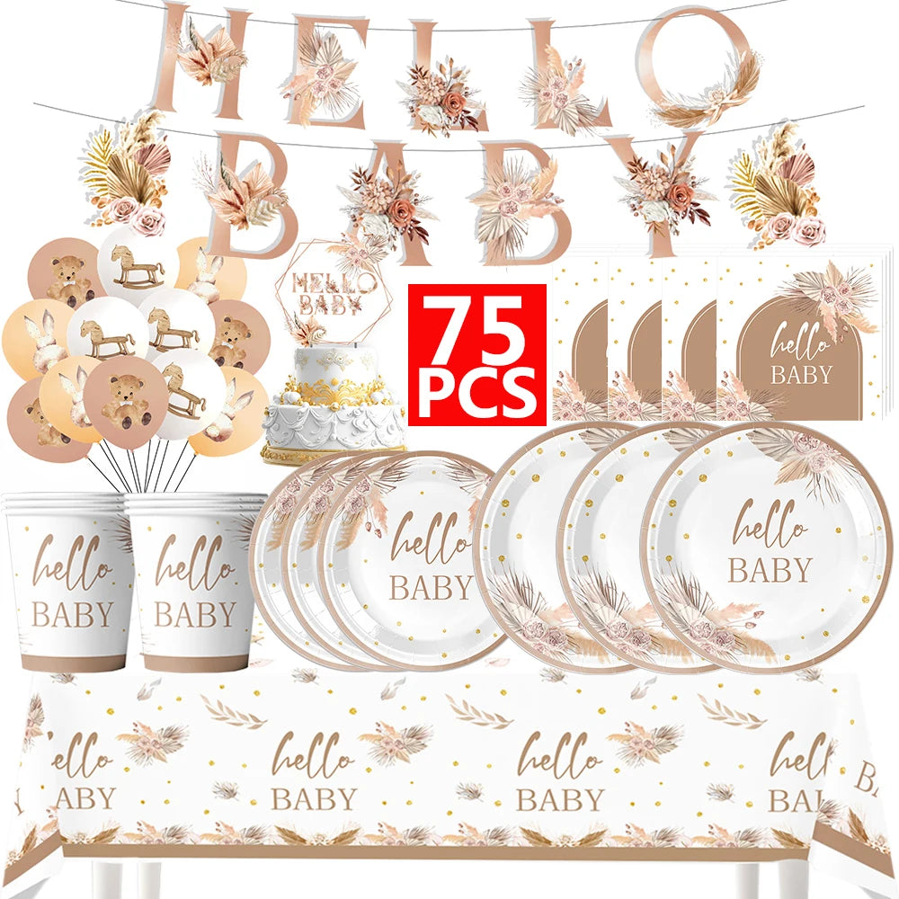 Komplettes Party-Kit Baby Shower