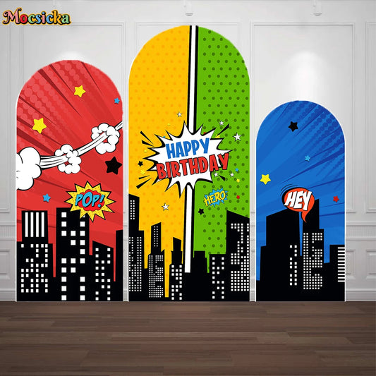 Superhero Comic Hintergrund Bezug