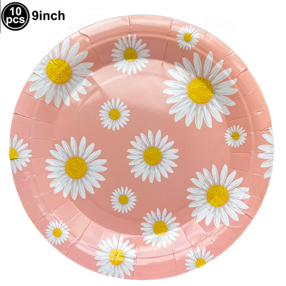 Daisy Party Pappgeschirr