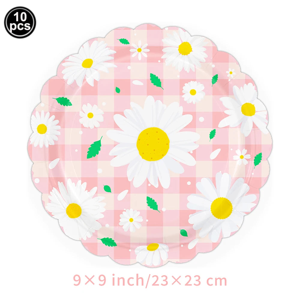 Daisy Party Pappgeschirr