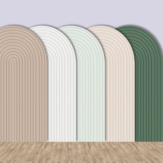 Geriffelte 3D Optik Hintergrund Bezug