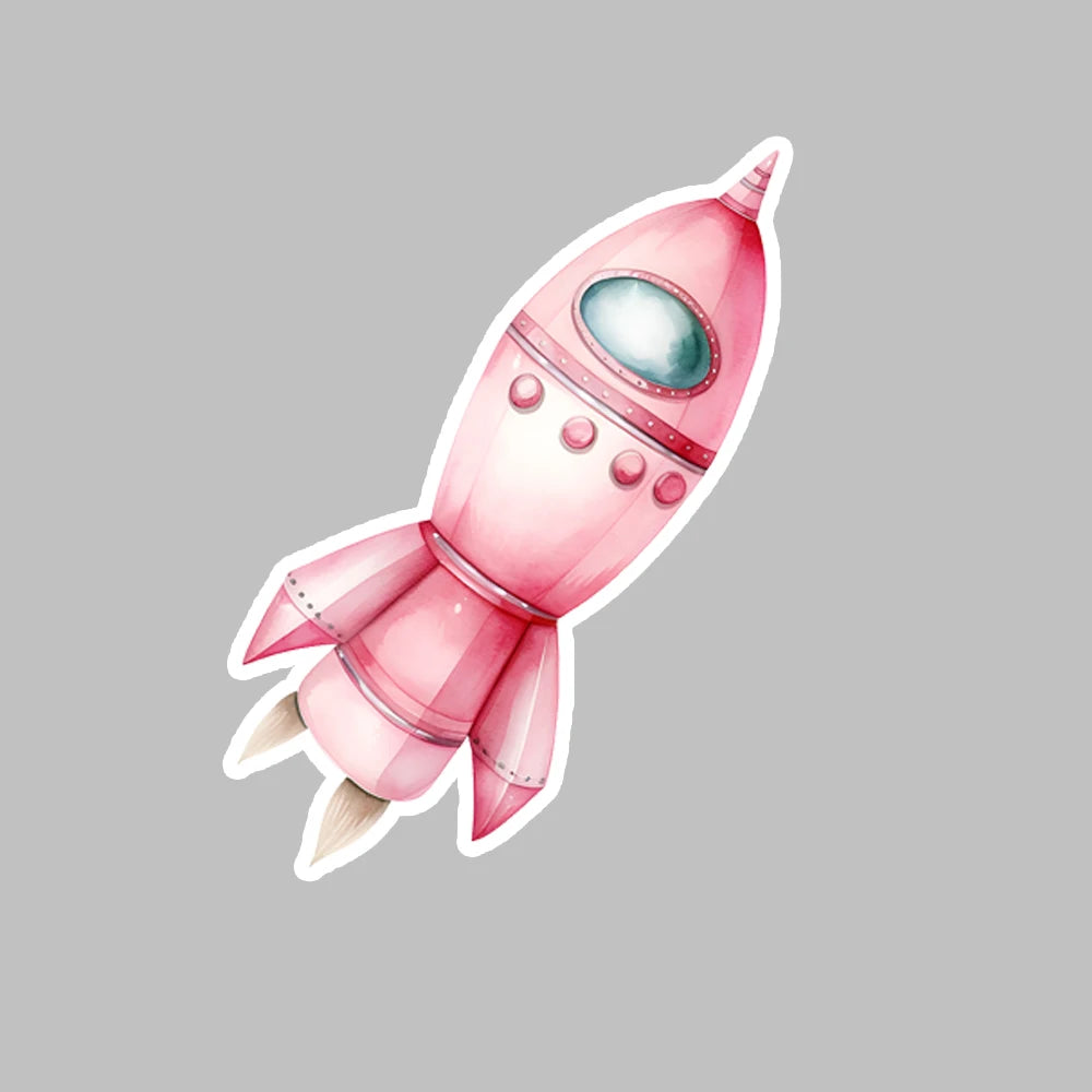 Rosa Astronaut Aufsteller