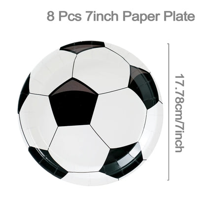 Fußball-Kuchen- & Cupcake-Topper Pappgeschirr