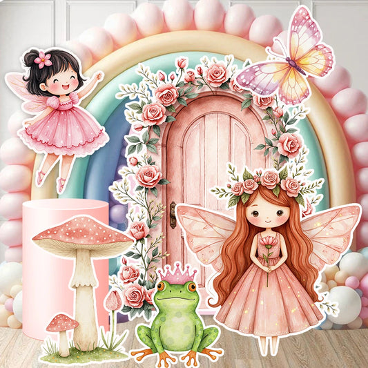 Rosa Fee Aufsteller Prinzessin-Thema