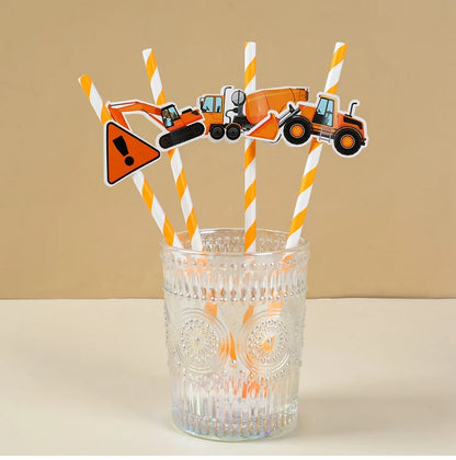 Baustellen Bagger Pappgeschirr