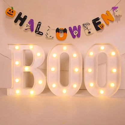 LED BOO Halloween-Dekorationen für den Innenbereich