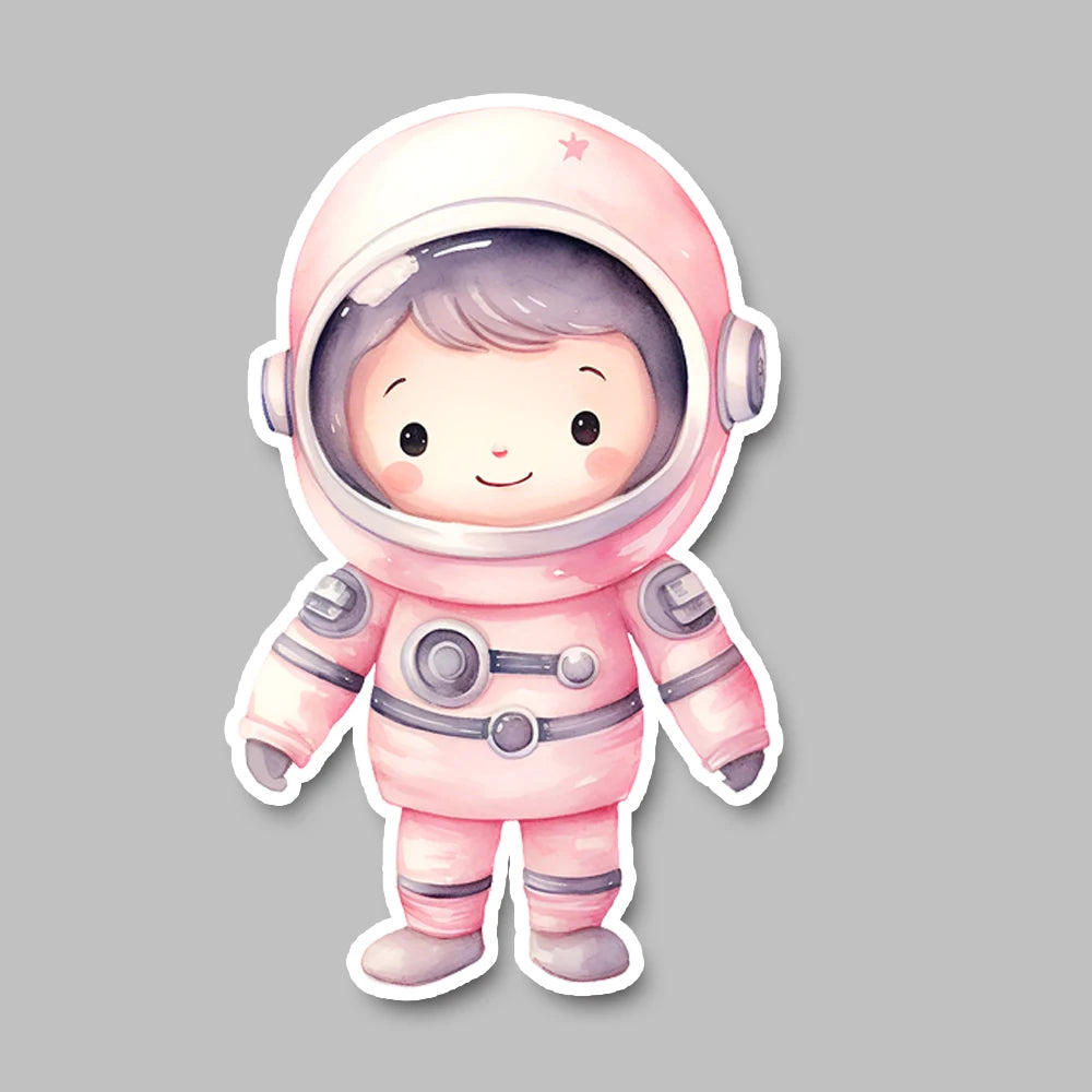 Rosa Astronaut Aufsteller