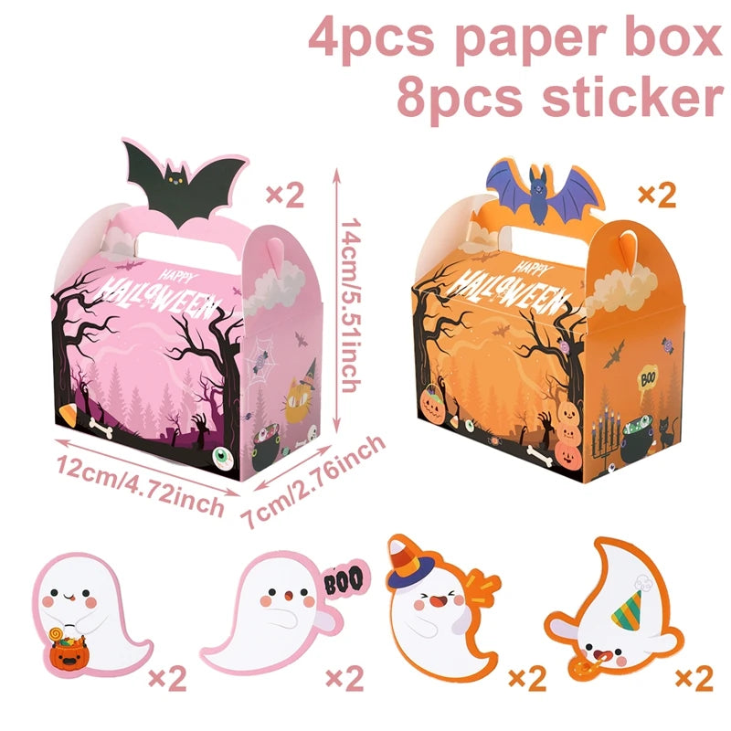 Halloween DIY Geschenk Boxen