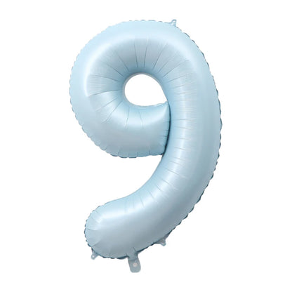 1m Folien Zahlen Blau
